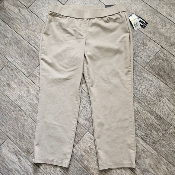 Kim Rogers Beige Pull On Pants Size 14P - Picture 11 of 11